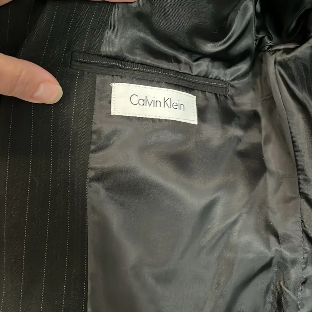 Calvin Klein Pinstripe Blazer Size 8